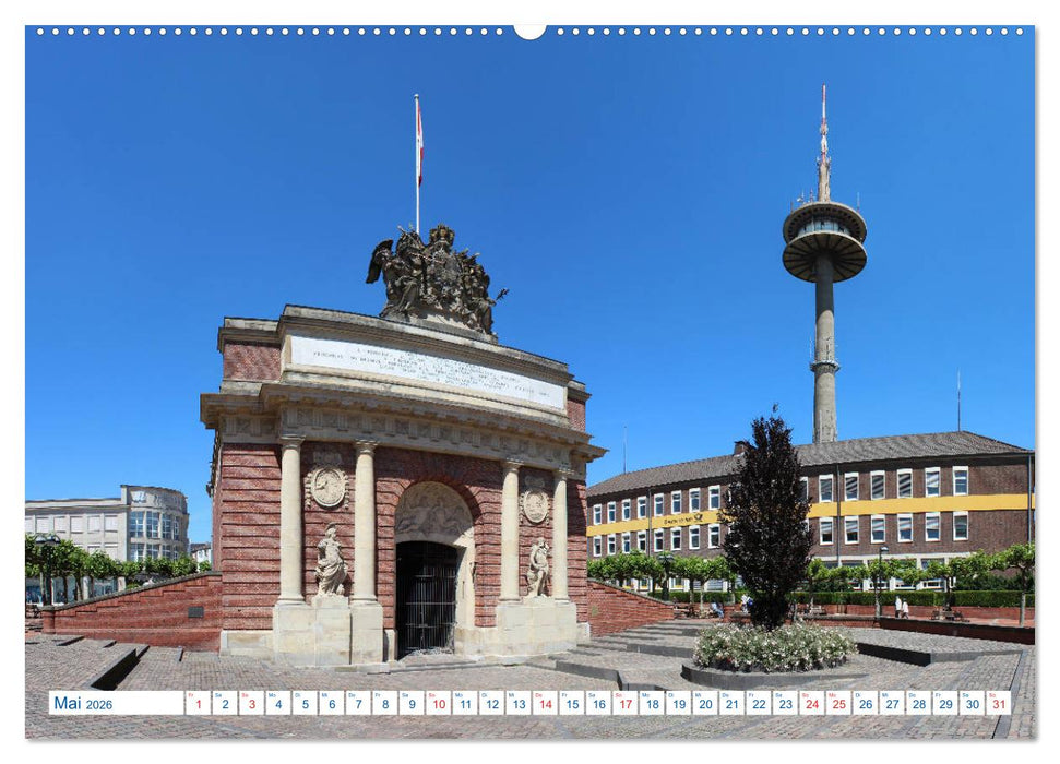 Hansestadt Wesel - Impressionen vom Niederrhein (CALVENDO Premium Wandkalender 2026)