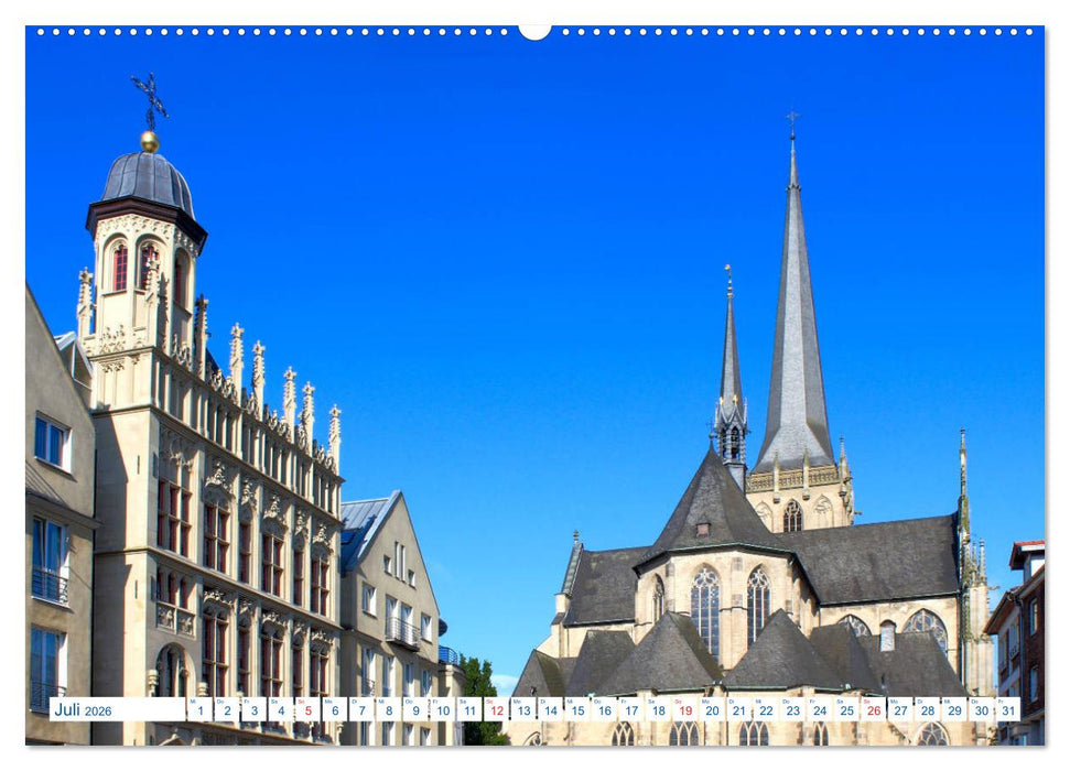 Hansestadt Wesel - Impressionen vom Niederrhein (CALVENDO Premium Wandkalender 2026)