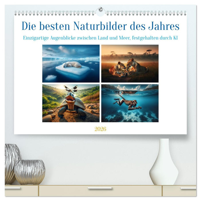 Die besten Naturbilder des Jahres - Einzigartige Augenblicke (CALVENDO Premium Wandkalender 2026)