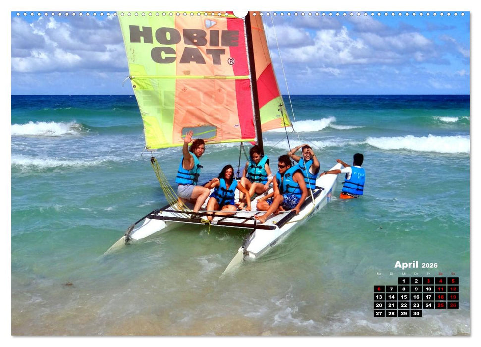 Katamarane an Traumstränden - Hobie Cats in Cuba (CALVENDO Premium Wandkalender 2026)