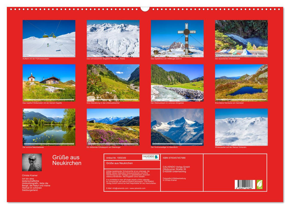 Grüße aus Neukirchen (CALVENDO Wandkalender 2026)