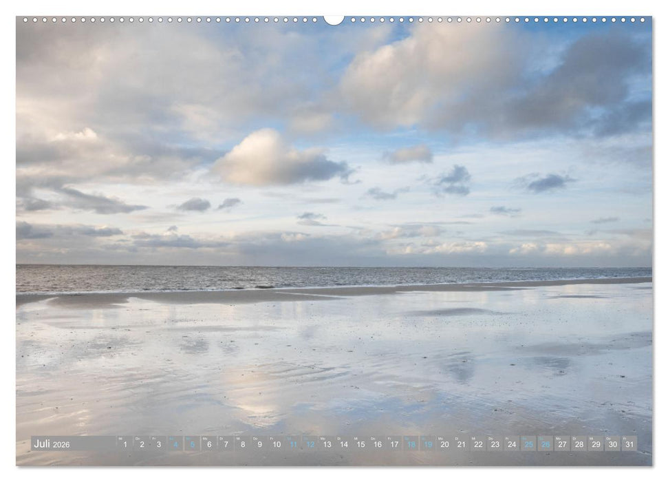 Am Strand von Langeoog (CALVENDO Premium Wandkalender 2026)