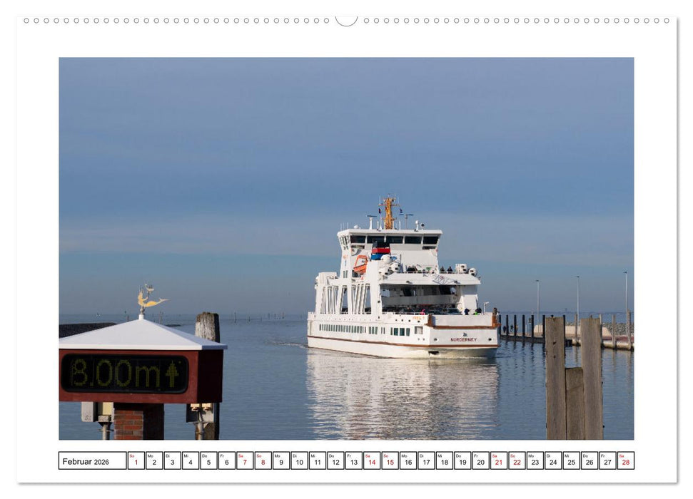 Verliebt in Norddeich (CALVENDO Premium Wandkalender 2026)