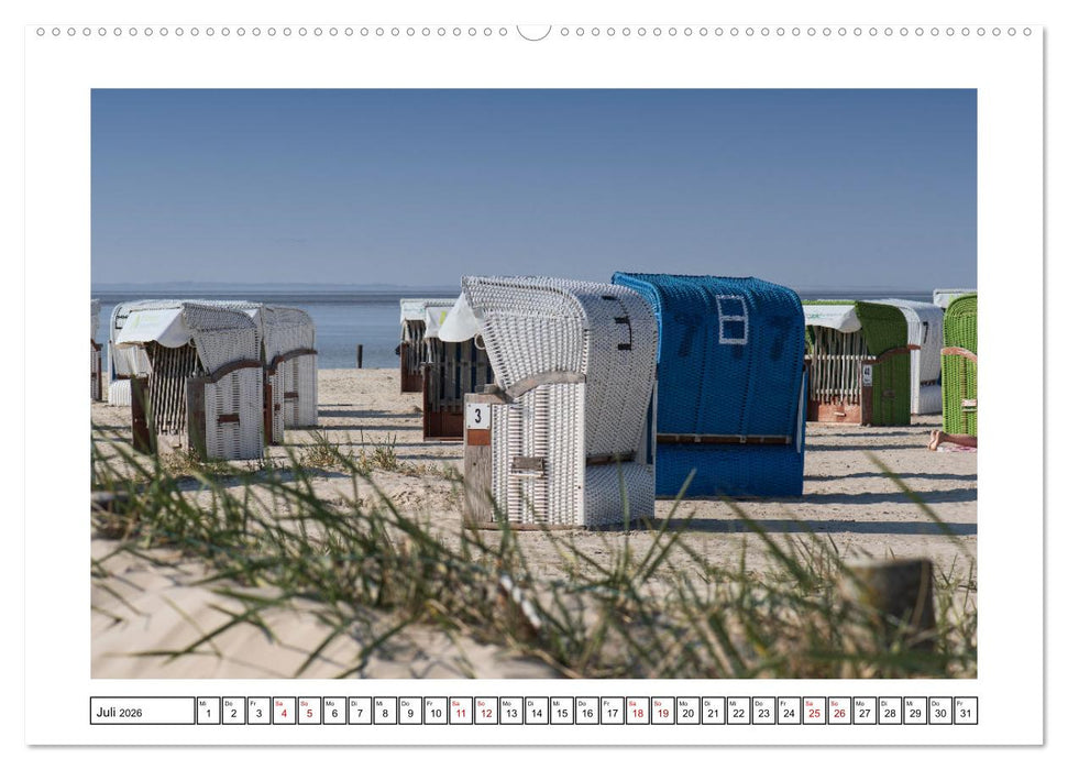 Verliebt in Norddeich (CALVENDO Premium Wandkalender 2026)