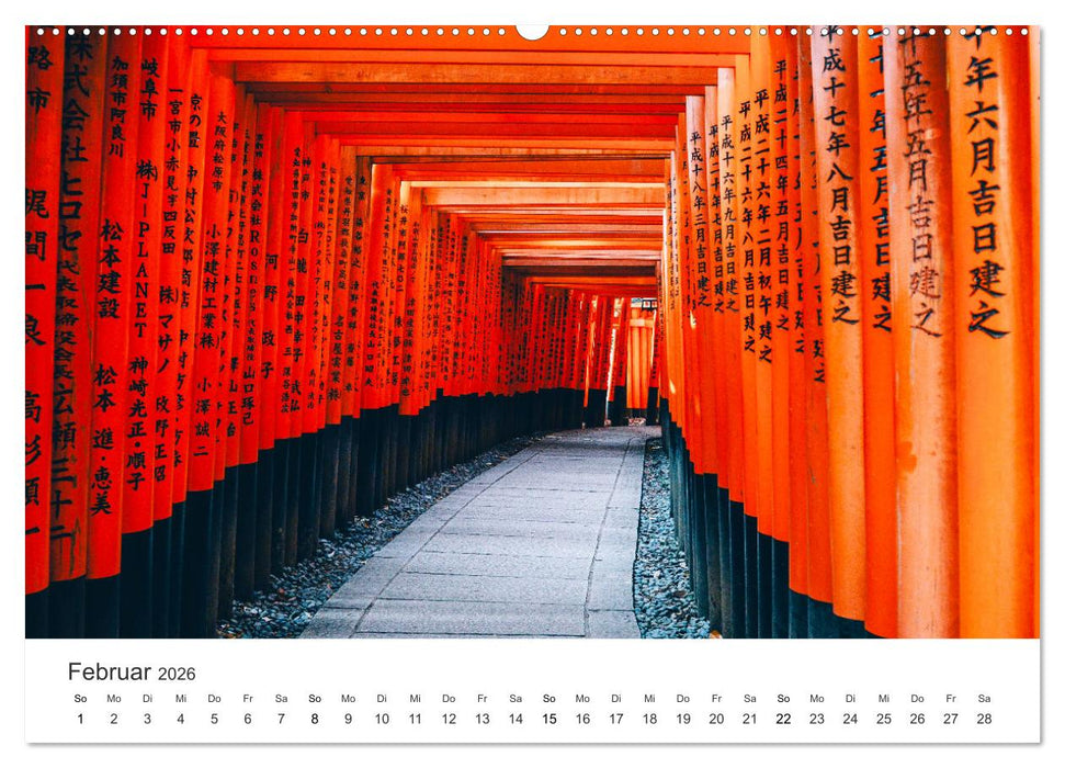 Japan - Land der Kontraste (CALVENDO Premium Wandkalender 2026)