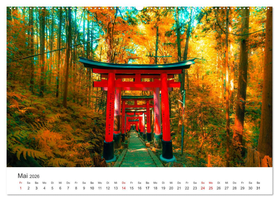 Japan - Land der Kontraste (CALVENDO Premium Wandkalender 2026)