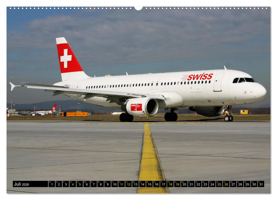 Airbus Airliners (CALVENDO Premium Wandkalender 2026)