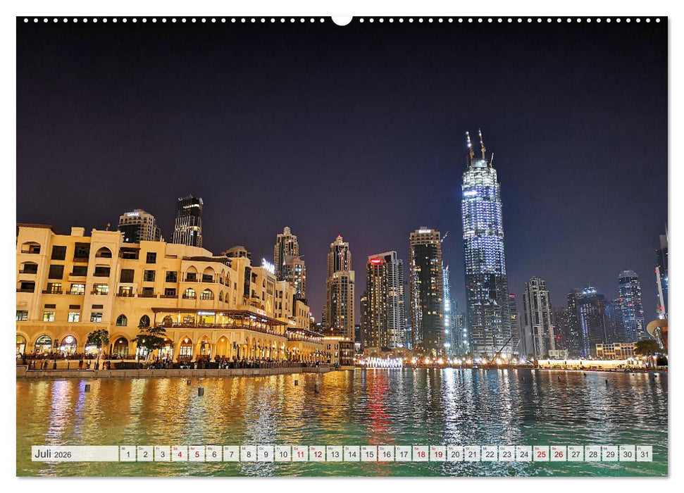 Orient - Manama, Abu Dhabi, Dubai, Maskat (CALVENDO Premium Wandkalender 2026)