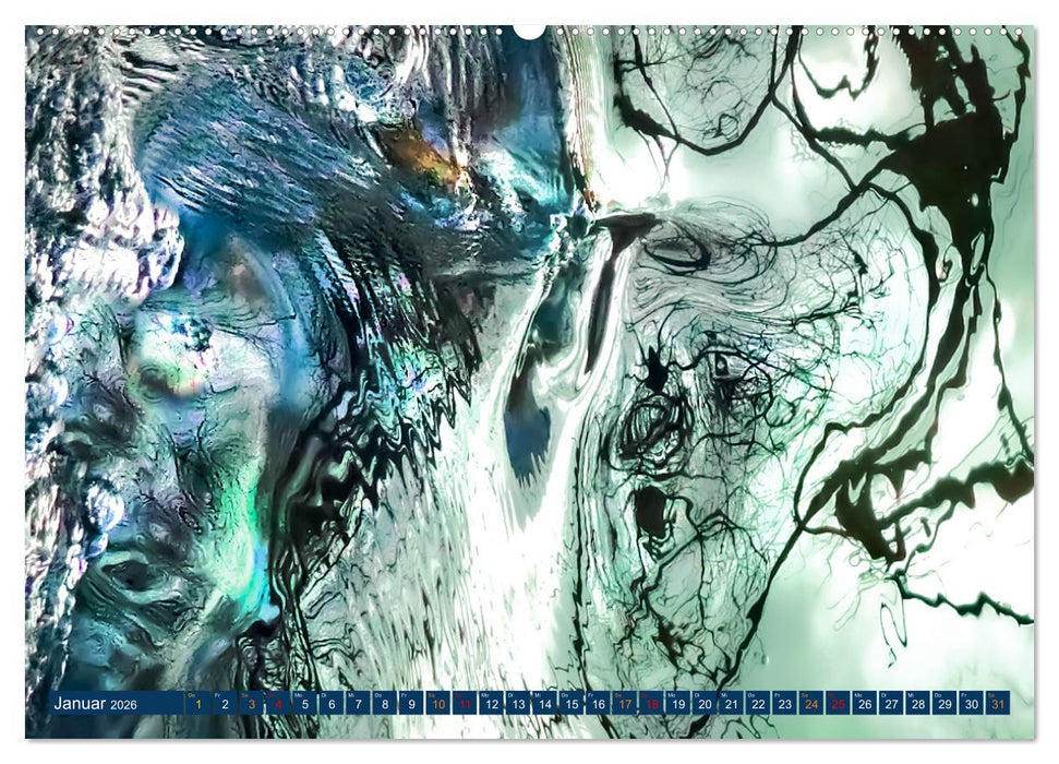 Bachwasser (CALVENDO Premium Wandkalender 2026)