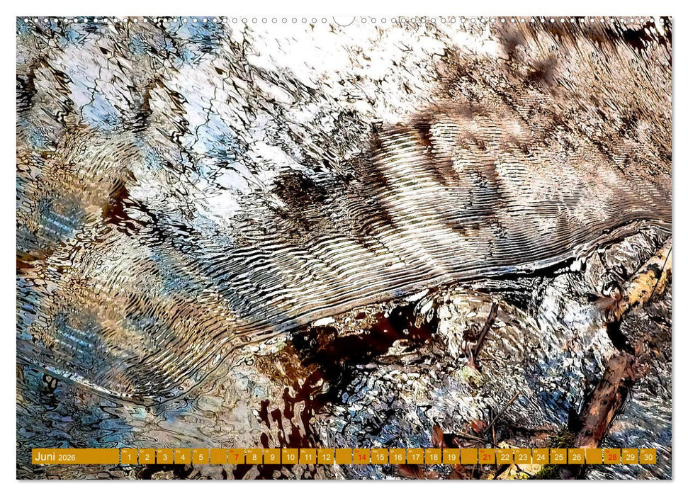 Bachwasser (CALVENDO Premium Wandkalender 2026)
