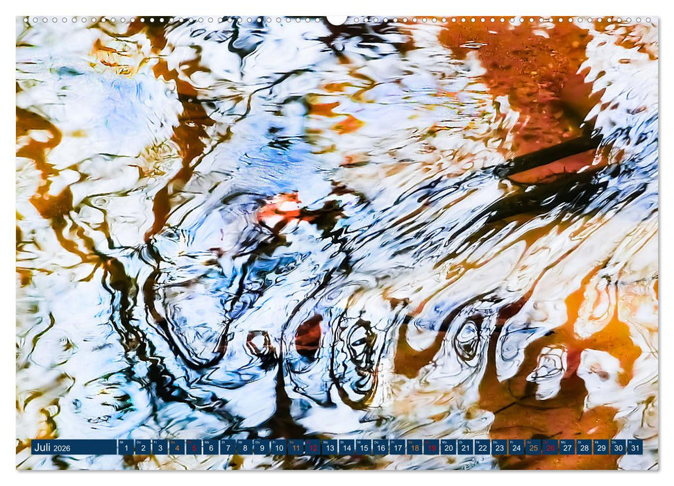 Bachwasser (CALVENDO Premium Wandkalender 2026)