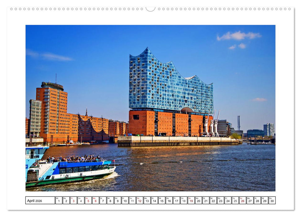 Hamburg sehen, fühlen und lieben (CALVENDO Premium Wandkalender 2026)