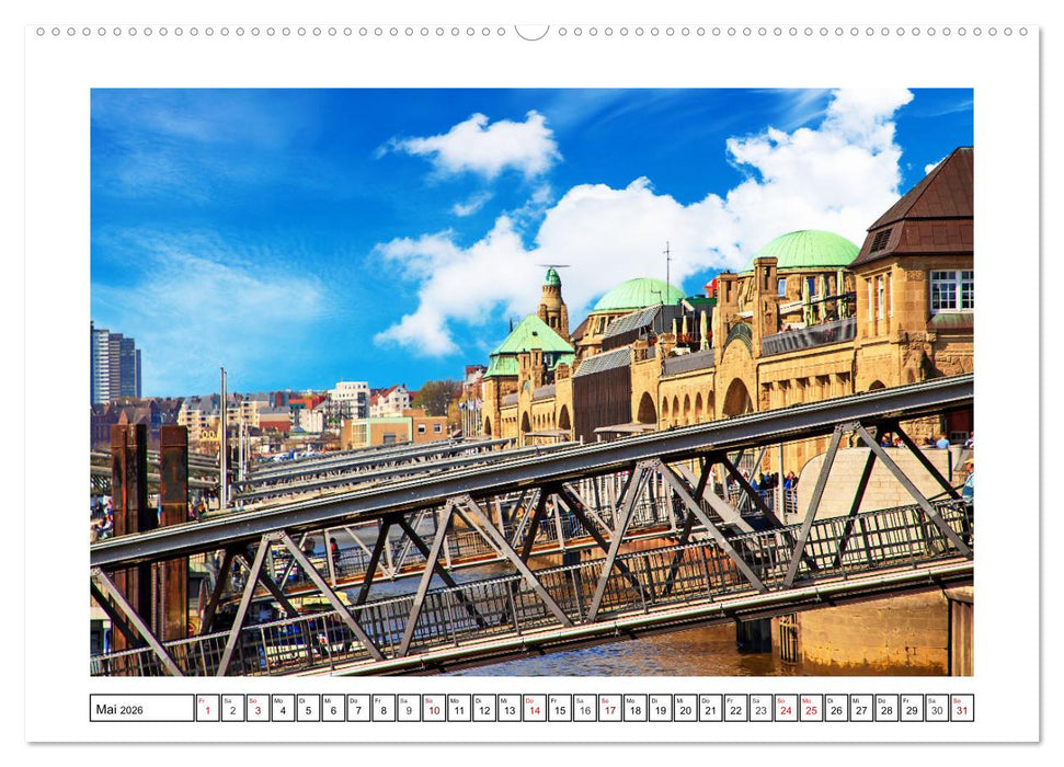 Hamburg sehen, fühlen und lieben (CALVENDO Premium Wandkalender 2026)