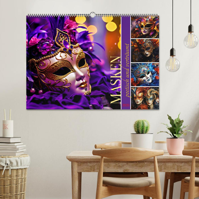 MASKEN - poetisch und verträumt (CALVENDO Wandkalender 2026)