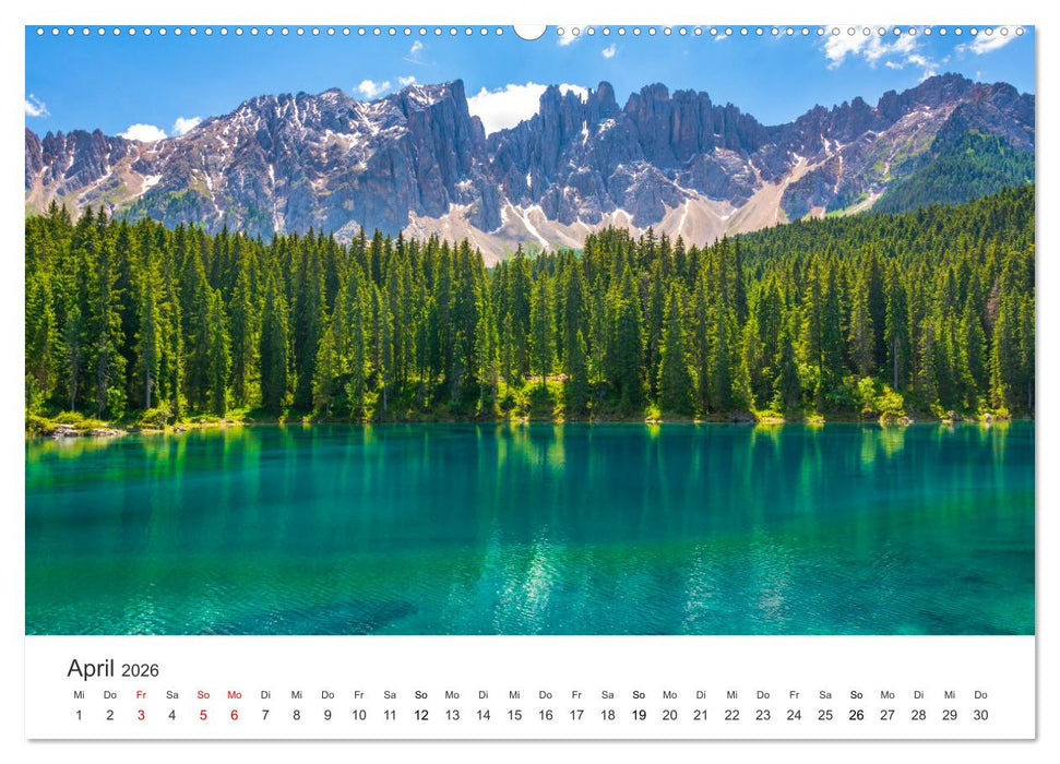 Traumdestination Italien (CALVENDO Premium Wandkalender 2026)