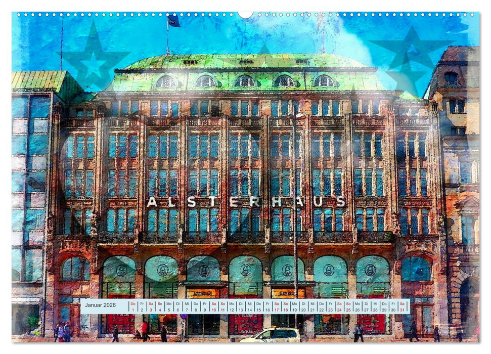 In Hamburg sagt man ... (CALVENDO Premium Wandkalender 2026)