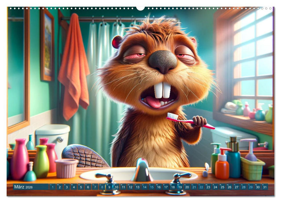 Morgenmuffel: 12 Monate auf der Suche nach dem Kaffee (CALVENDO Wandkalender 2026)