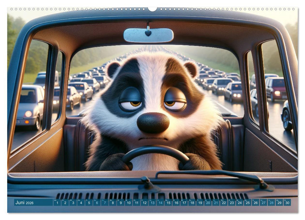 Morgenmuffel: 12 Monate auf der Suche nach dem Kaffee (CALVENDO Wandkalender 2026)