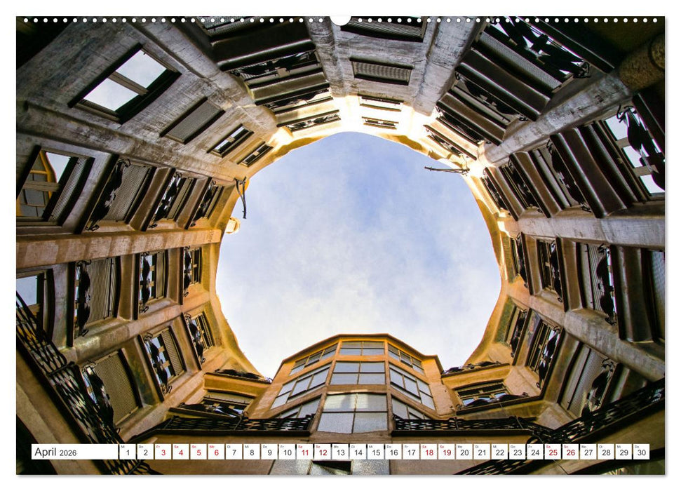Barcelona - Stadt der Kunstwerke und Architektur (CALVENDO Premium Wandkalender 2026)