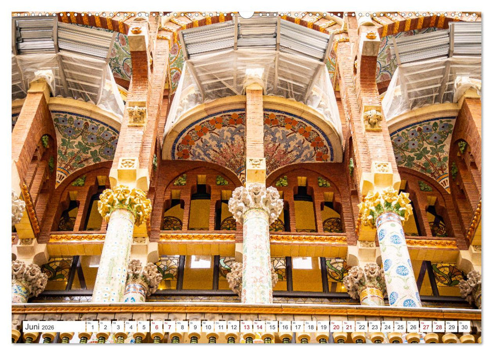 Barcelona - Stadt der Kunstwerke und Architektur (CALVENDO Premium Wandkalender 2026)