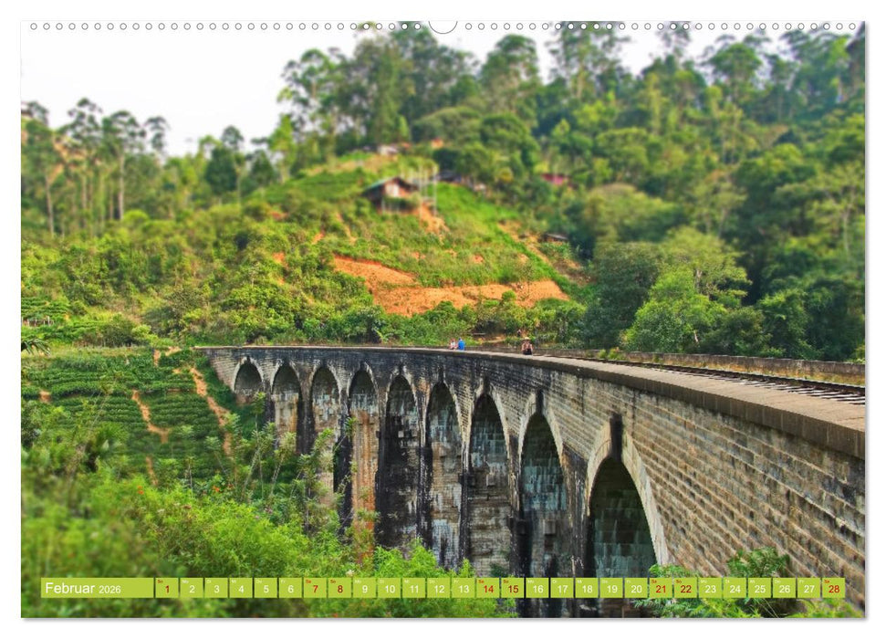 Sri Lanka, Grüne Berge - unberührte Natur (CALVENDO Premium Wandkalender 2026)
