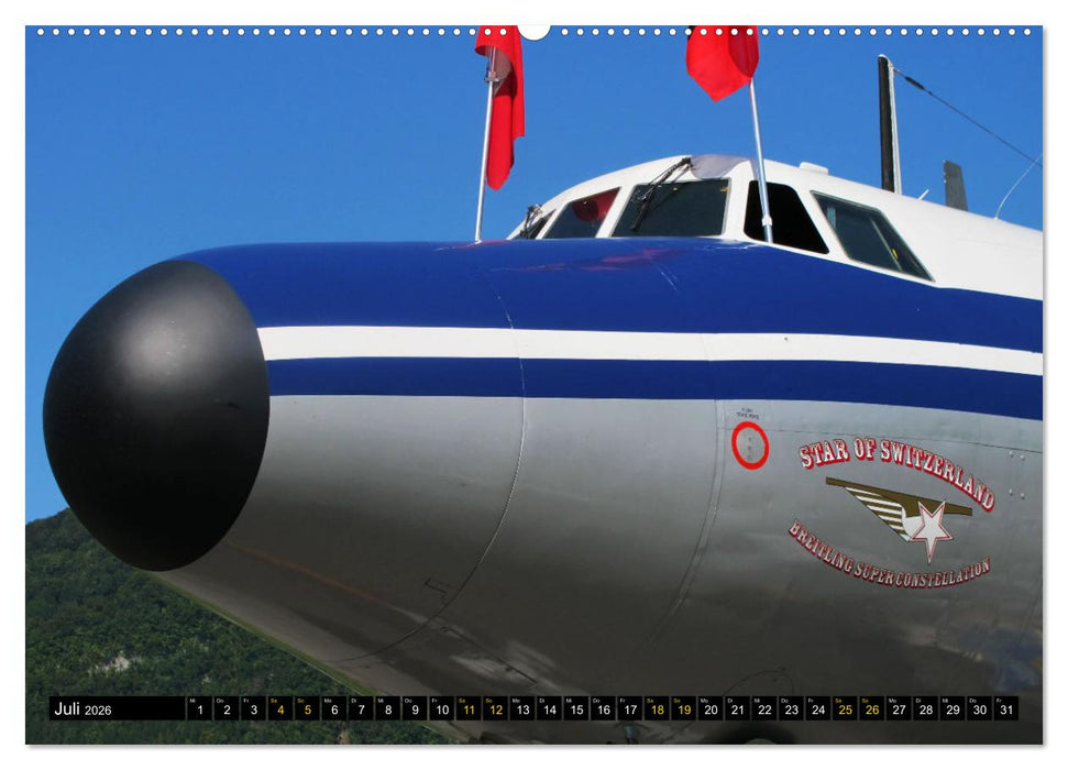 Lockheed Super Constellation HB-RSC (CALVENDO Premium Wandkalender 2026)