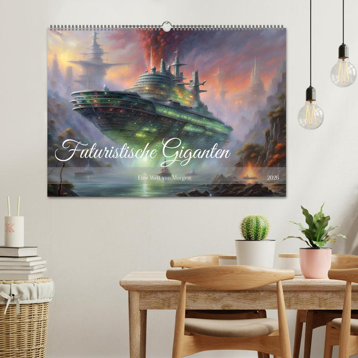 Futuristische Giganten Eine Welt von Morgen (CALVENDO Wandkalender 2026)