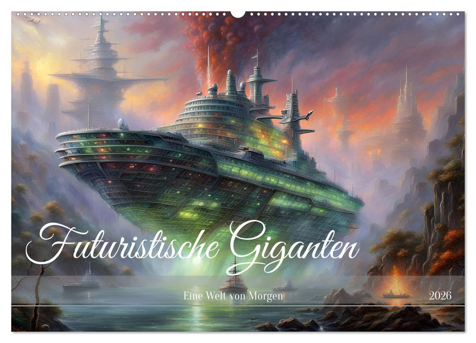 Futuristische Giganten Eine Welt von Morgen (CALVENDO Wandkalender 2026)