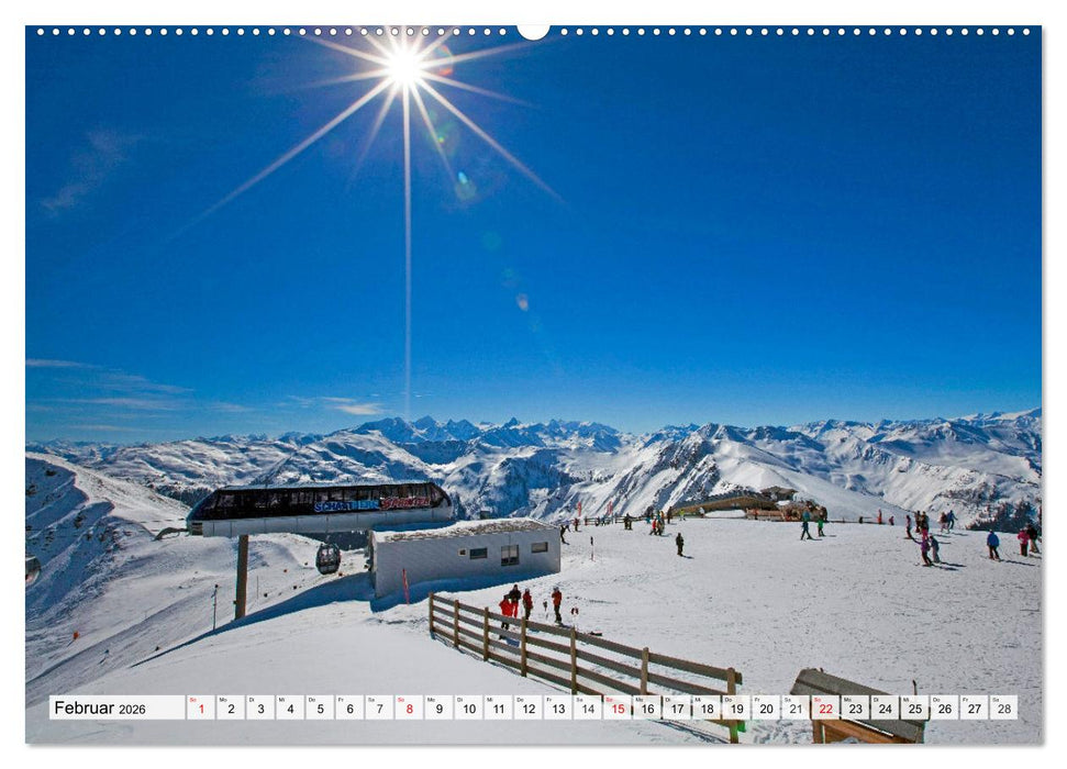 Grüße aus Saalbach (CALVENDO Wandkalender 2026)