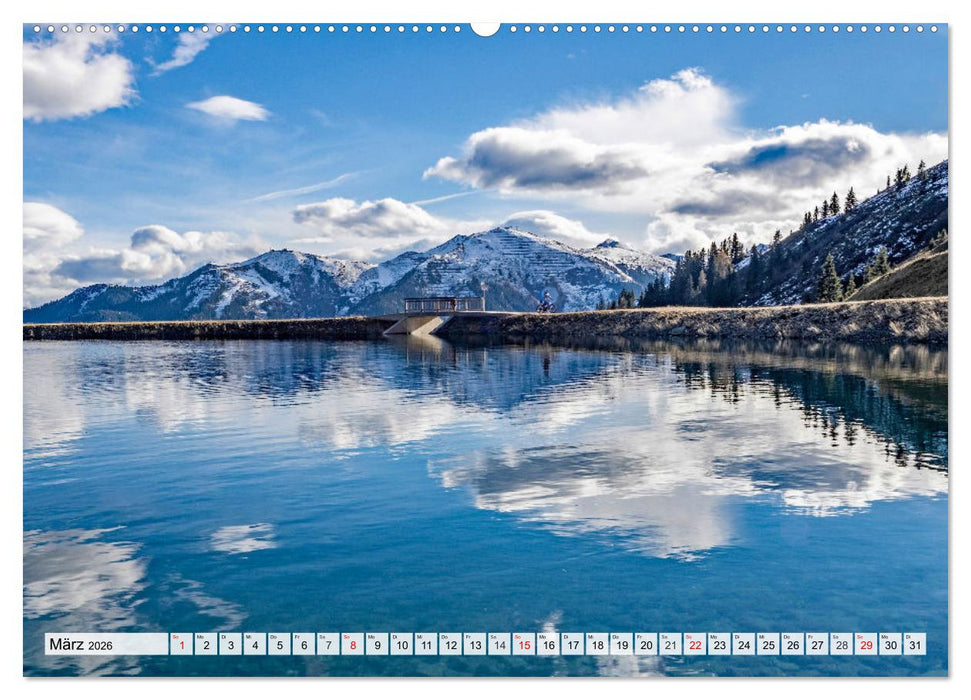 Grüße aus Saalbach (CALVENDO Wandkalender 2026)