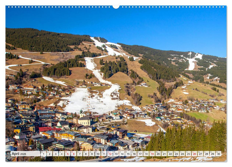 Grüße aus Saalbach (CALVENDO Wandkalender 2026)
