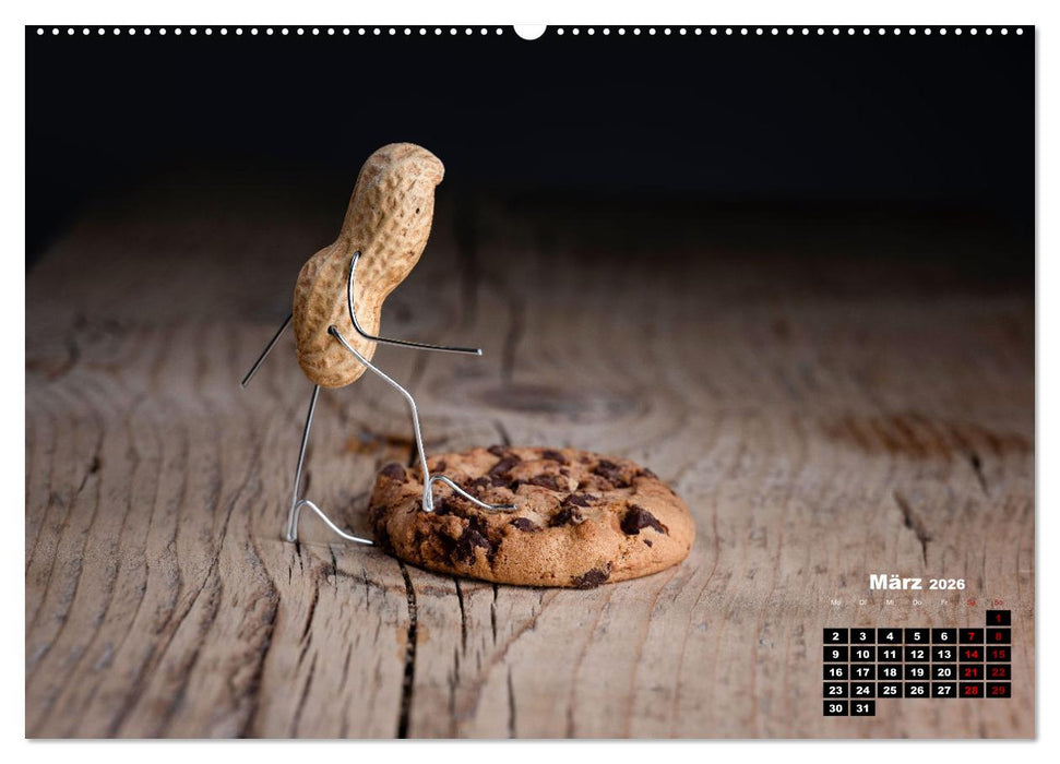 Erdnussmännchen Geschichten. (CALVENDO Premium Wandkalender 2026)
