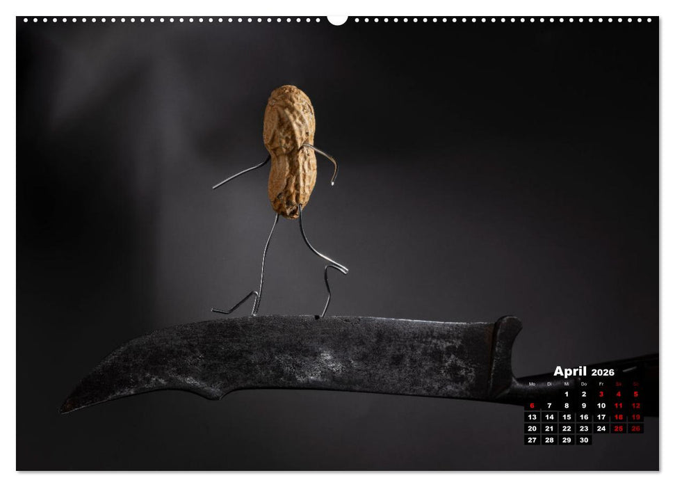 Erdnussmännchen Geschichten. (CALVENDO Premium Wandkalender 2026)
