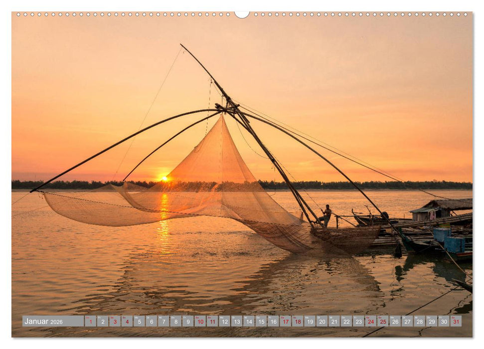 KAMBODSCHA - Im Reich der Khmer (CALVENDO Premium Wandkalender 2026)