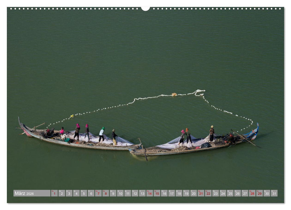 KAMBODSCHA - Im Reich der Khmer (CALVENDO Premium Wandkalender 2026)