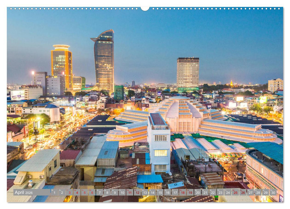 KAMBODSCHA - Im Reich der Khmer (CALVENDO Premium Wandkalender 2026)