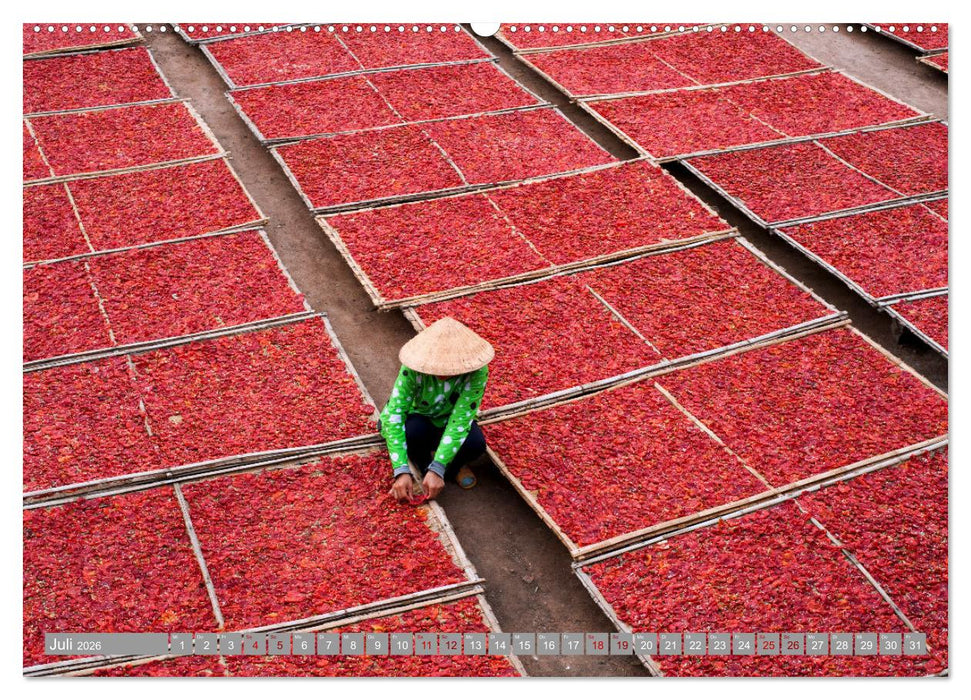 KAMBODSCHA - Im Reich der Khmer (CALVENDO Premium Wandkalender 2026)