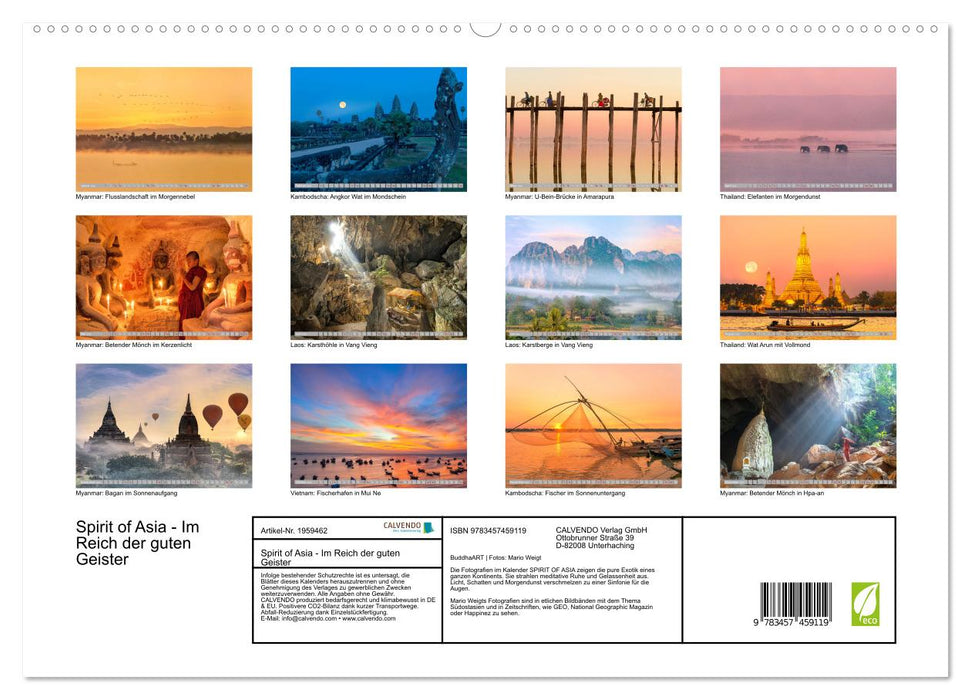 Spirit of Asia - Im Reich der guten Geister (CALVENDO Premium Wandkalender 2026)
