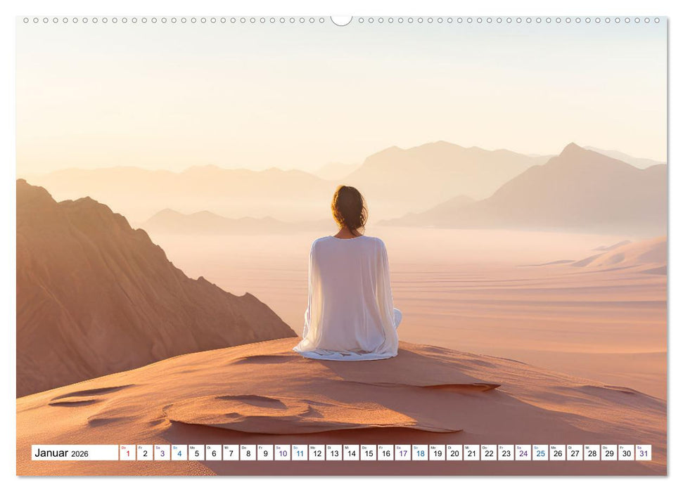 Meditation und weiter Horizont (CALVENDO Wandkalender 2026)