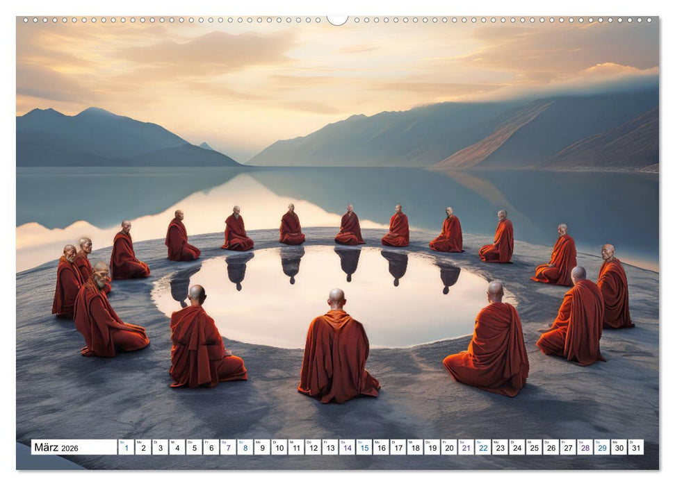 Meditation und weiter Horizont (CALVENDO Wandkalender 2026)
