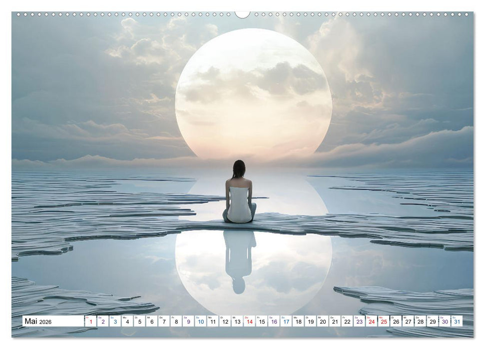 Meditation und weiter Horizont (CALVENDO Wandkalender 2026)