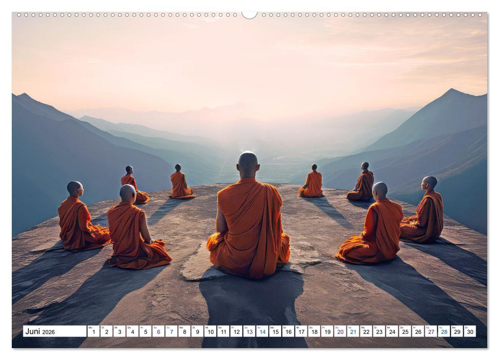 Meditation und weiter Horizont (CALVENDO Wandkalender 2026)