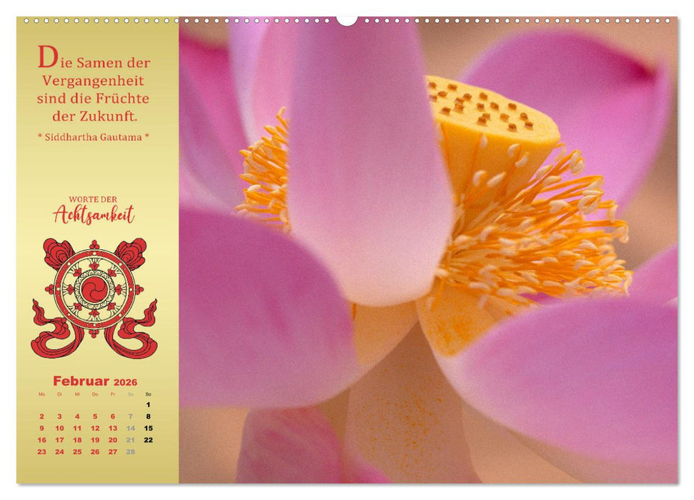 Wege der Achtsamkeit - In der Ruhe liegt die Kraft (CALVENDO Premium Wandkalender 2026)
