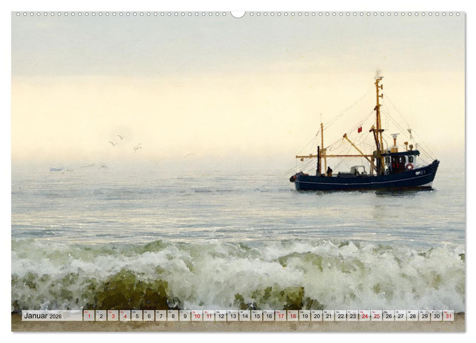 Sylt. Wie gemalt. (CALVENDO Premium Wandkalender 2026)
