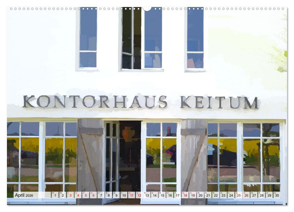 Sylt. Wie gemalt. (CALVENDO Premium Wandkalender 2026)