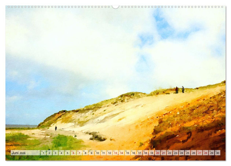 Sylt. Wie gemalt. (CALVENDO Premium Wandkalender 2026)