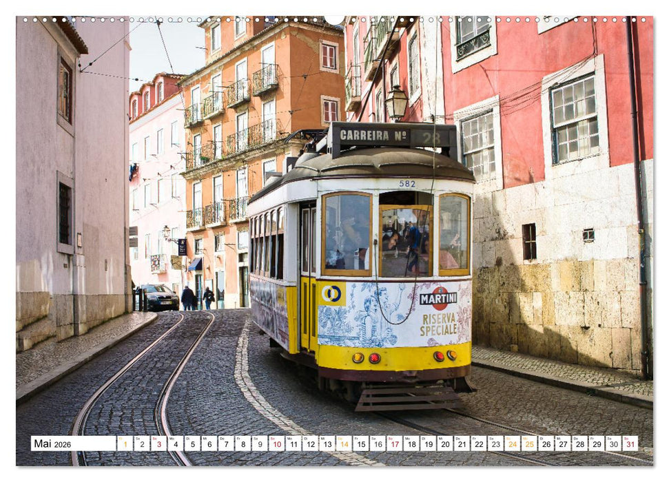Das atemberaubende Lissabon (CALVENDO Premium Wandkalender 2026)