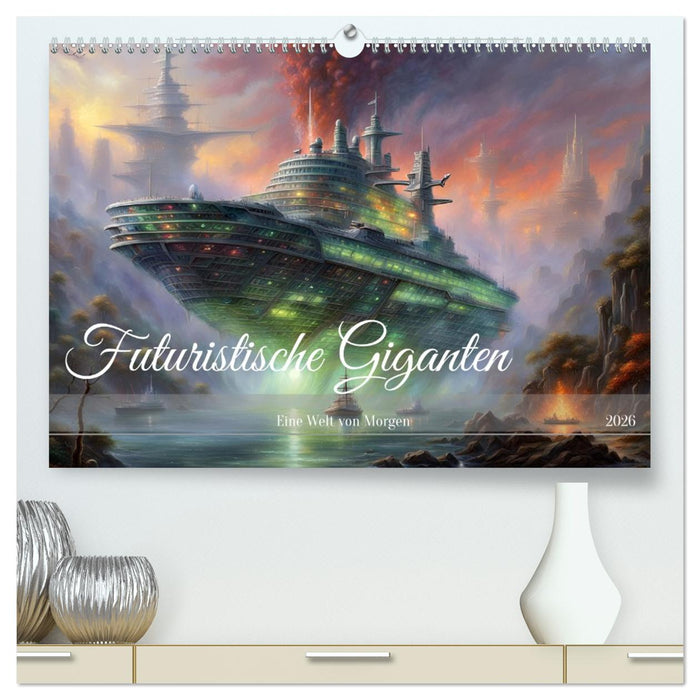 Futuristische Giganten Eine Welt von Morgen (CALVENDO Premium Wandkalender 2026)