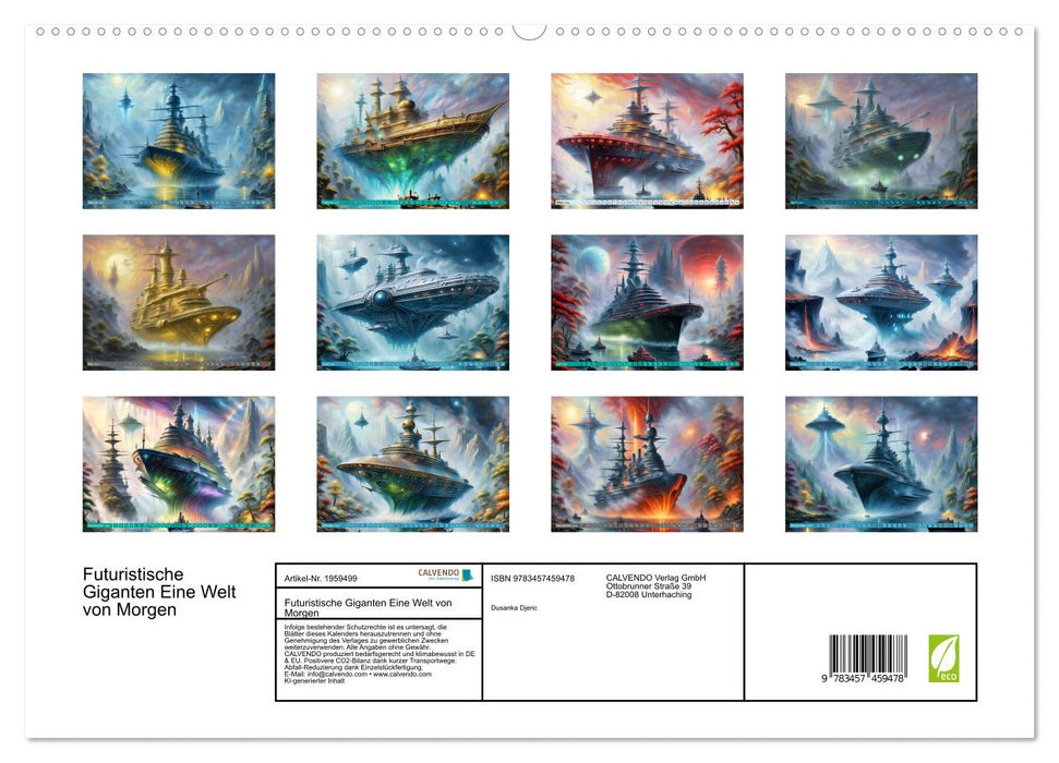 Futuristische Giganten Eine Welt von Morgen (CALVENDO Premium Wandkalender 2026)