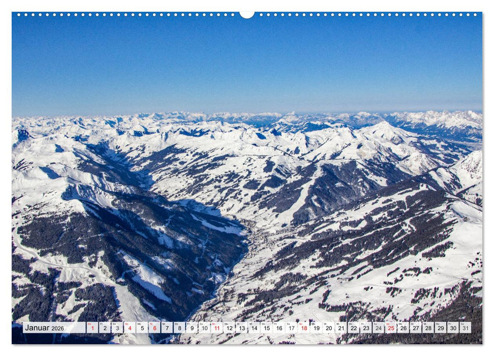Grüße aus Saalbach (CALVENDO Premium Wandkalender 2026)